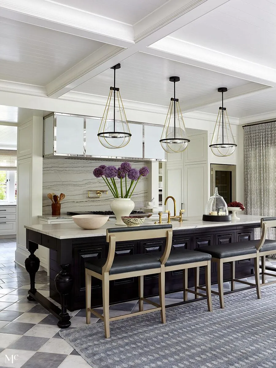 Kitchen island with seating